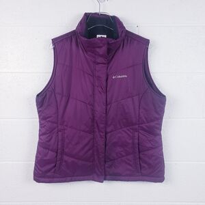 Columbia Women's Heavenly Water Resistant Insulated Vest Purple Size XL